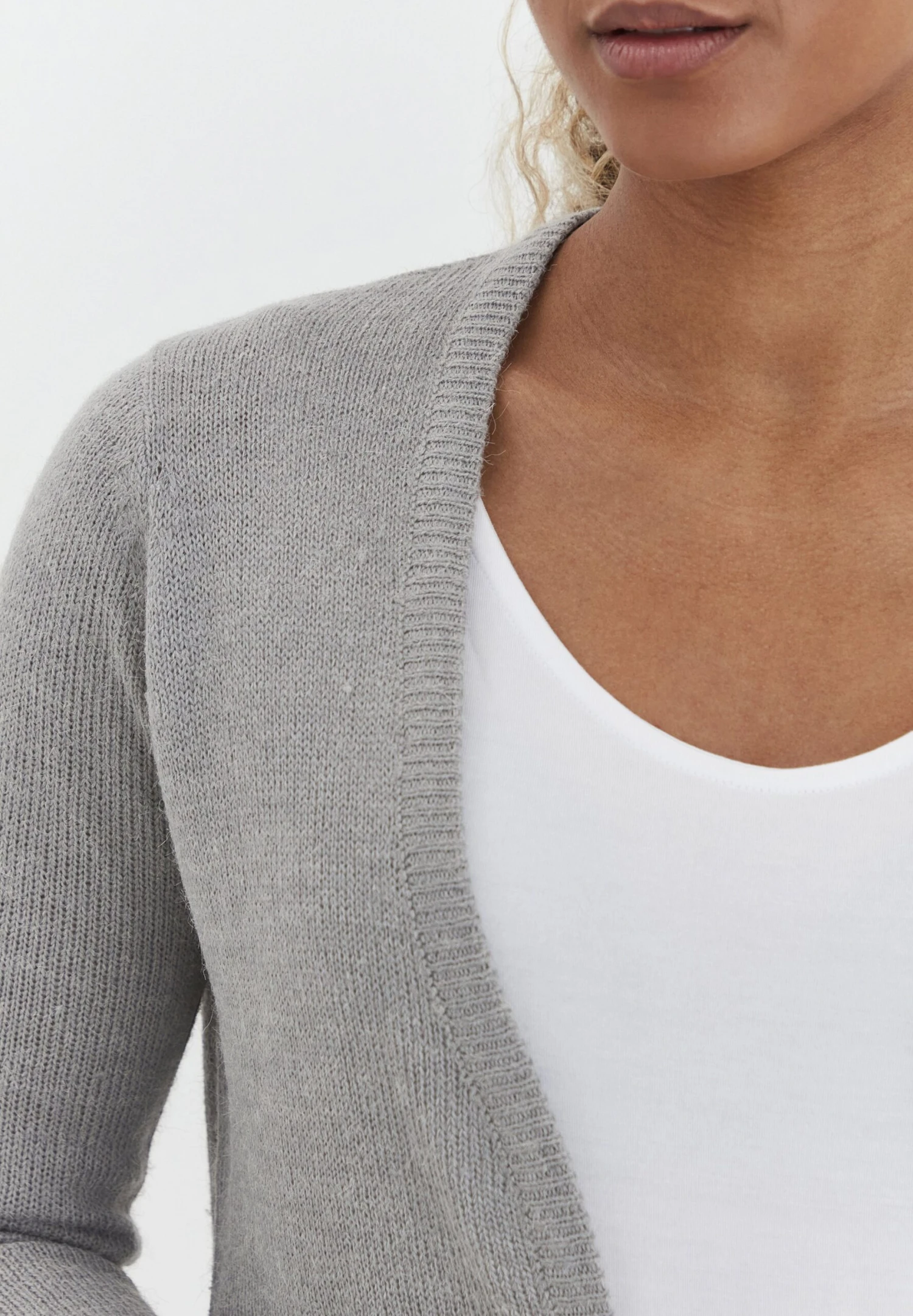 OXMO Oxnena - Chaqueta De Punto - Stone Mix 6 OXMO Oxnena - Chaqueta De Punto - Stone Mix - Imagen 4