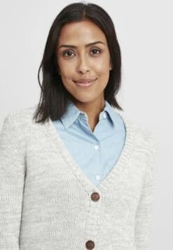 OXMO Oxphilemona - Chaqueta De Punto - Lig Grey M -OXMO 02854f7f498242dc9d3fbf52ab2d40f7