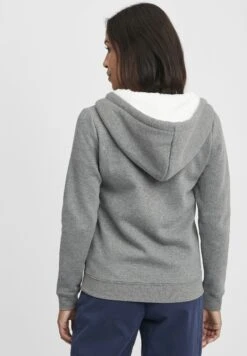 OXMO Oxbinja - Sudadera Con Cremallera - Grey Melange -OXMO 0b763fe6128242929aec0ccd9ed29a04
