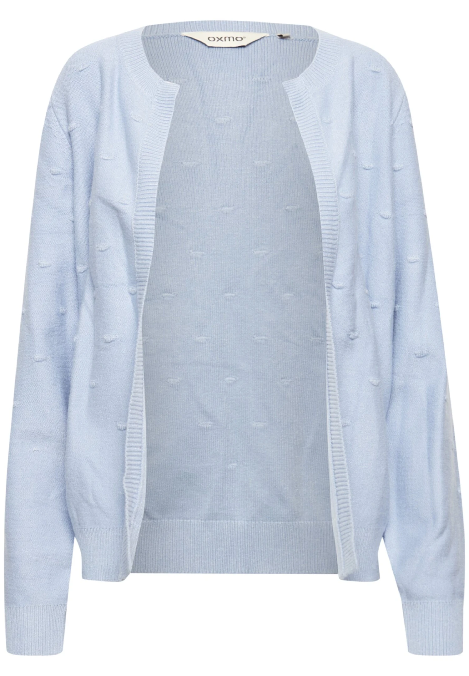 OXMO Oxkalotta - Chaqueta De Punto - Brunnera Blue 8 OXMO Oxkalotta - Chaqueta De Punto - Brunnera Blue - Imagen 6