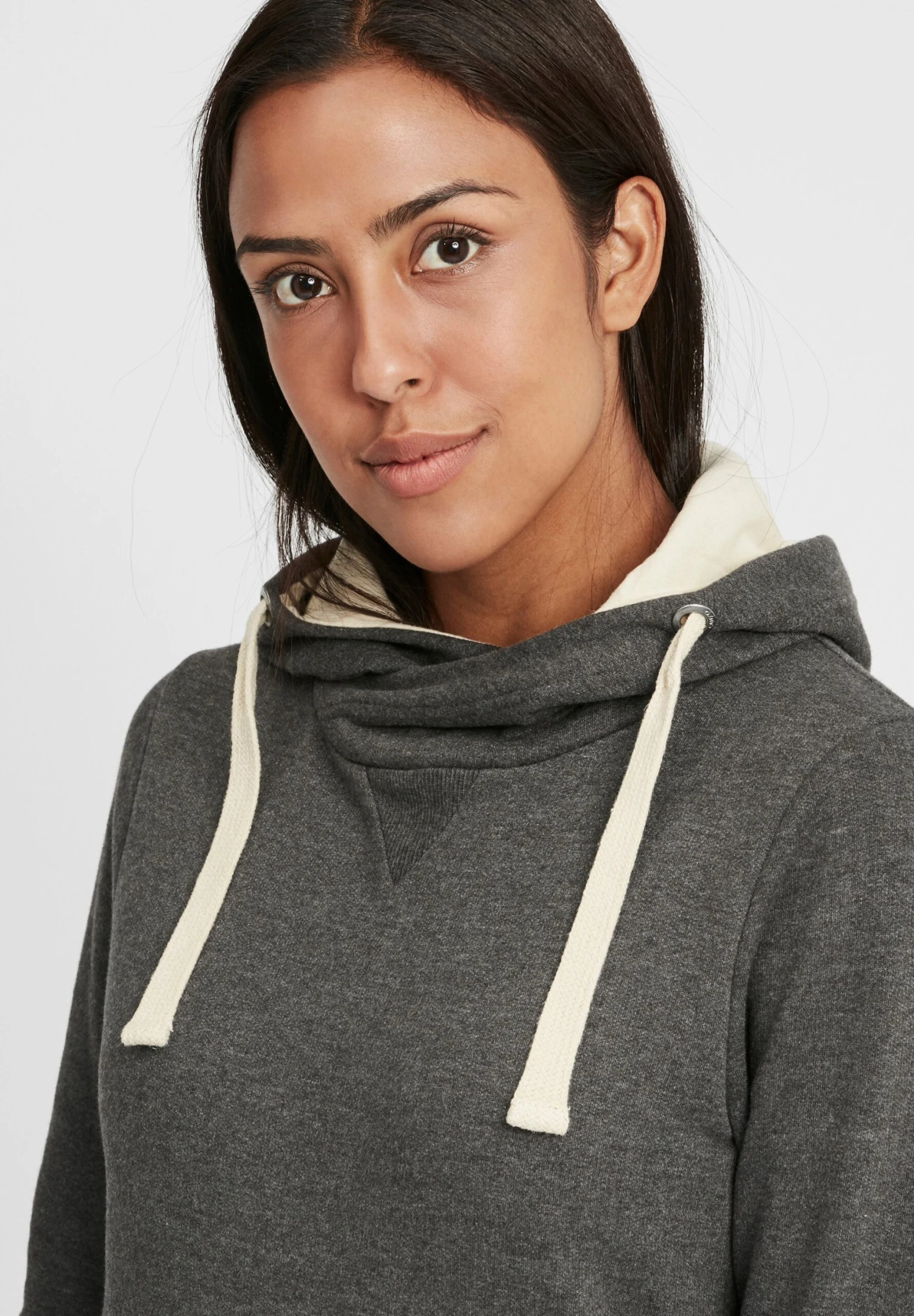 OXMO Oxjenny - Jersey Con Capucha - Charcoal 6 OXMO Oxjenny - Jersey Con Capucha - Charcoal - Imagen 4