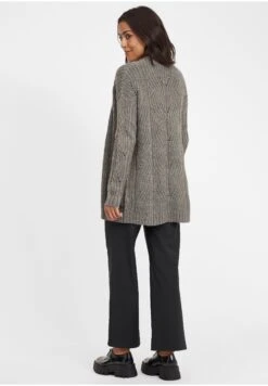 OXMO Oxclea - Chaqueta De Punto - Medium Grey Melange -OXMO 0dde9cfb94204fa883b01a2bf52bf19d