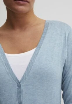 OXMO Oxhelene - Chaqueta De Punto - Blue Bell Melange -OXMO 1302c806f9904684ae2987432e8f6f7b