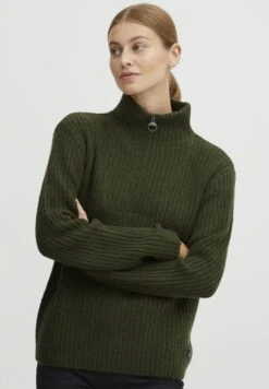 OXMO Oxsaline - Jersey De Punto - Rifle Green Melange