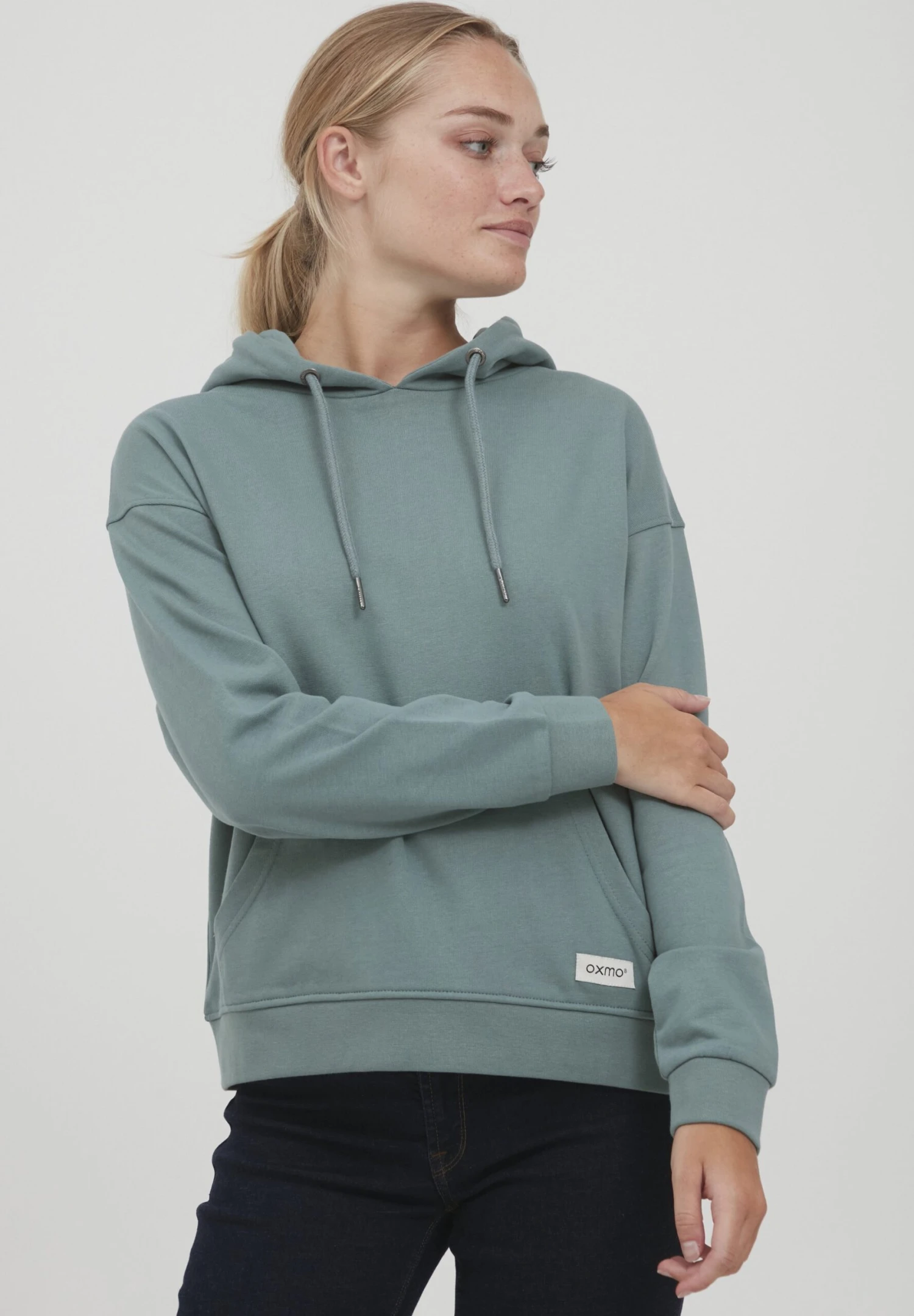 OXMO Oxgreta - Jersey Con Capucha - Goblin Green 3 OXMO Oxgreta - Jersey Con Capucha - Goblin Green