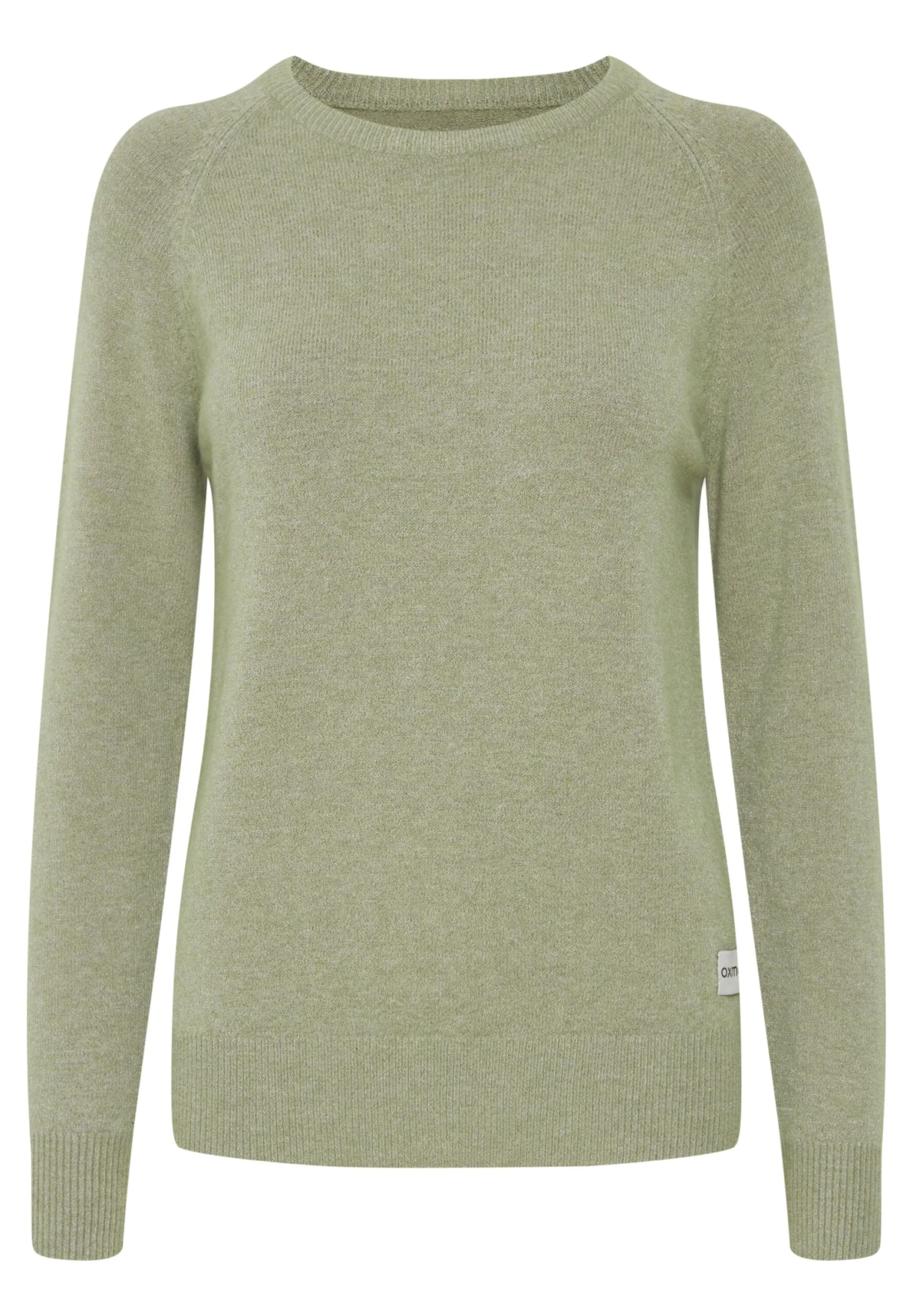 OXMO Oxmaria - Jersey De Punto - Vetiver Melange 7 OXMO Oxmaria - Jersey De Punto - Vetiver Melange - Imagen 5