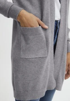 OXMO Oxritiana - Chaqueta De Punto - Mid Grey Melange -OXMO 290189687a0a462c9615c8f8cd5f4f7e