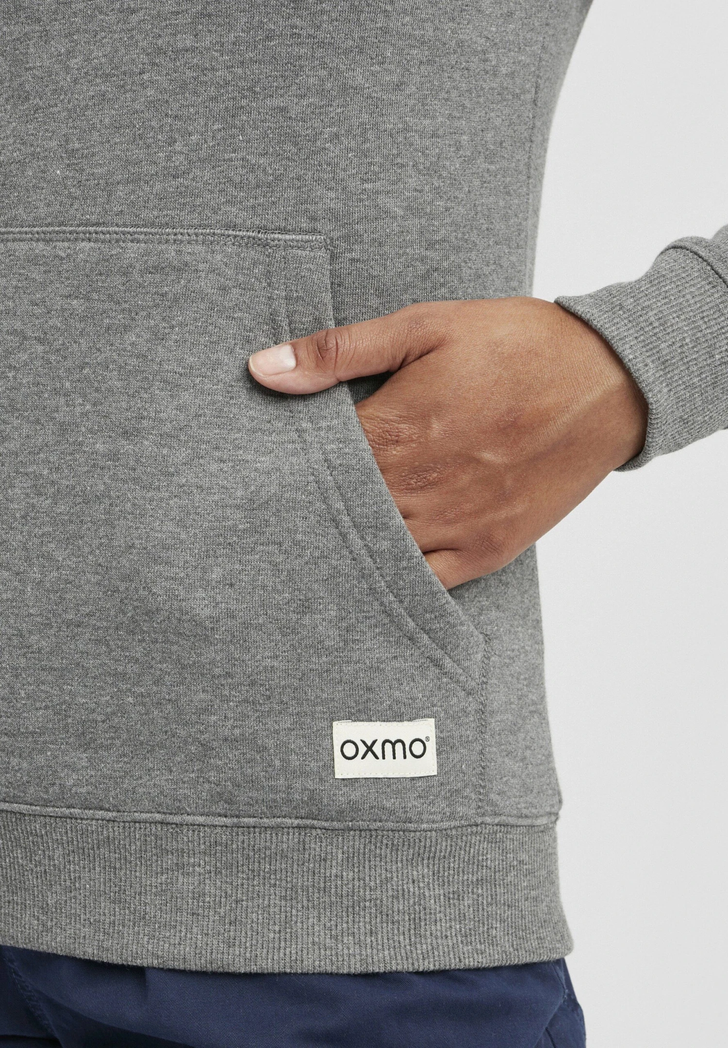 OXMO Oxbinna - Jersey Con Capucha - Grey Melange 7 OXMO Oxbinna - Jersey Con Capucha - Grey Melange - Imagen 5