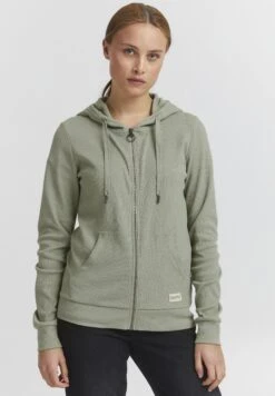 OXMO Oxlova - Sudadera Con Cremallera - Seagrass Melange