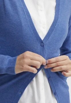 OXMO Oxhelene - Chaqueta De Punto - Strong Blue Melange -OXMO 35b9d841fbd64b54af297f2580a9427f