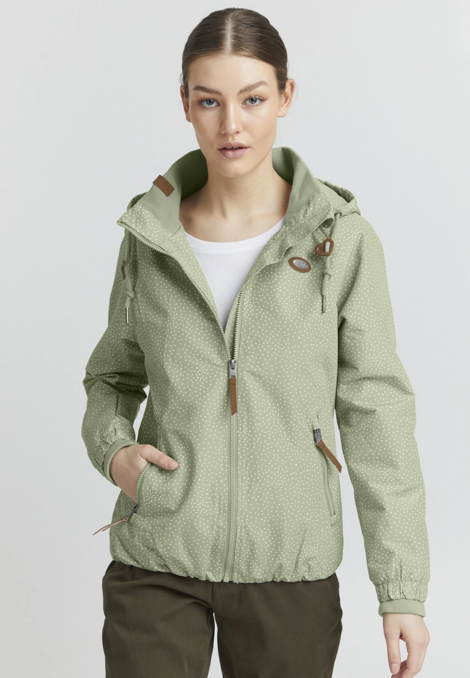 OXMO Tinna - Chaqueta De Entretiempo - Seagrass 3 OXMO Tinna - Chaqueta De Entretiempo - Seagrass