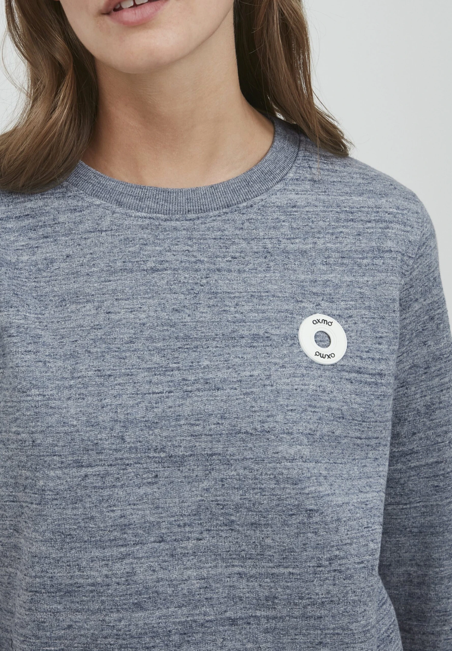 OXMO Oxhella - Jersey De Punto - Total Eclipse Melange 6 OXMO Oxhella - Jersey De Punto - Total Eclipse Melange - Imagen 4