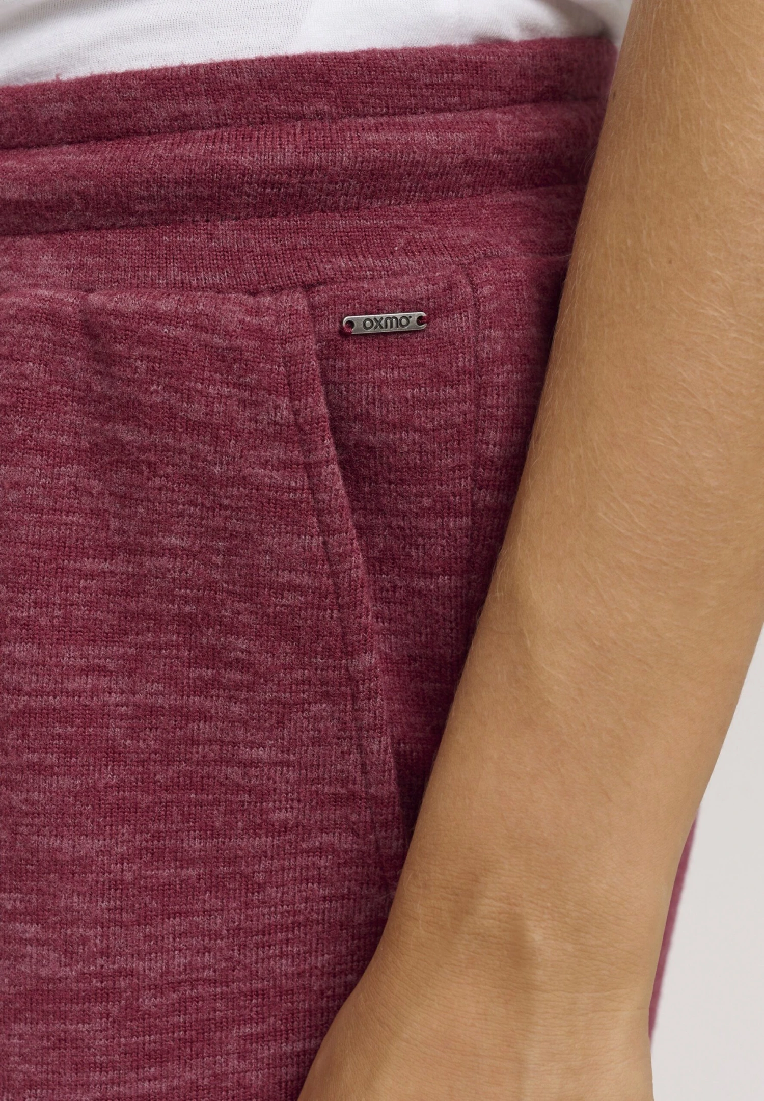 OXMO Oxbenita - Pantalones Deportivos - Wine Red Melange 7 OXMO Oxbenita - Pantalones Deportivos - Wine Red Melange - Imagen 5