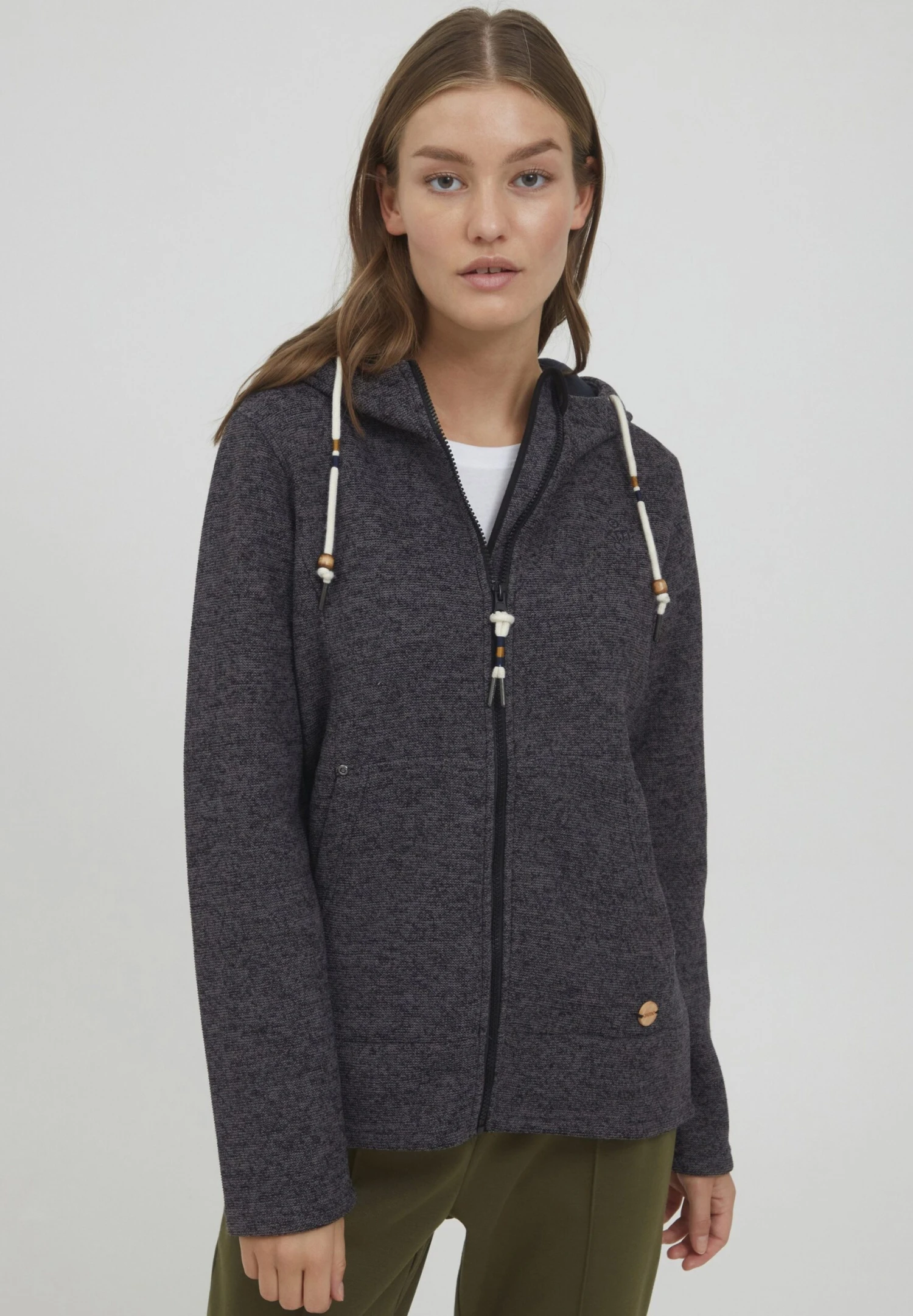 OXMO Oxfia - Sudadera Con Cremallera - Black 3 OXMO Oxfia - Sudadera Con Cremallera - Black