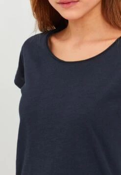 OXMO Oxlydi - Camiseta Básica - Blue -OXMO 51174e086f484be28f2e2a6eafa49ad1