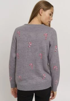 OXMO Oxchristel - Jersey De Punto - Medium Grey Melange -OXMO 5222a0d8a8524649b539979a935b2481