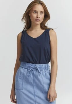 OXMO Top - Indigo Blue
