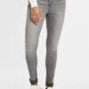 OXMO Oxlenna - Vaqueros Boyfriend - Grey Denim