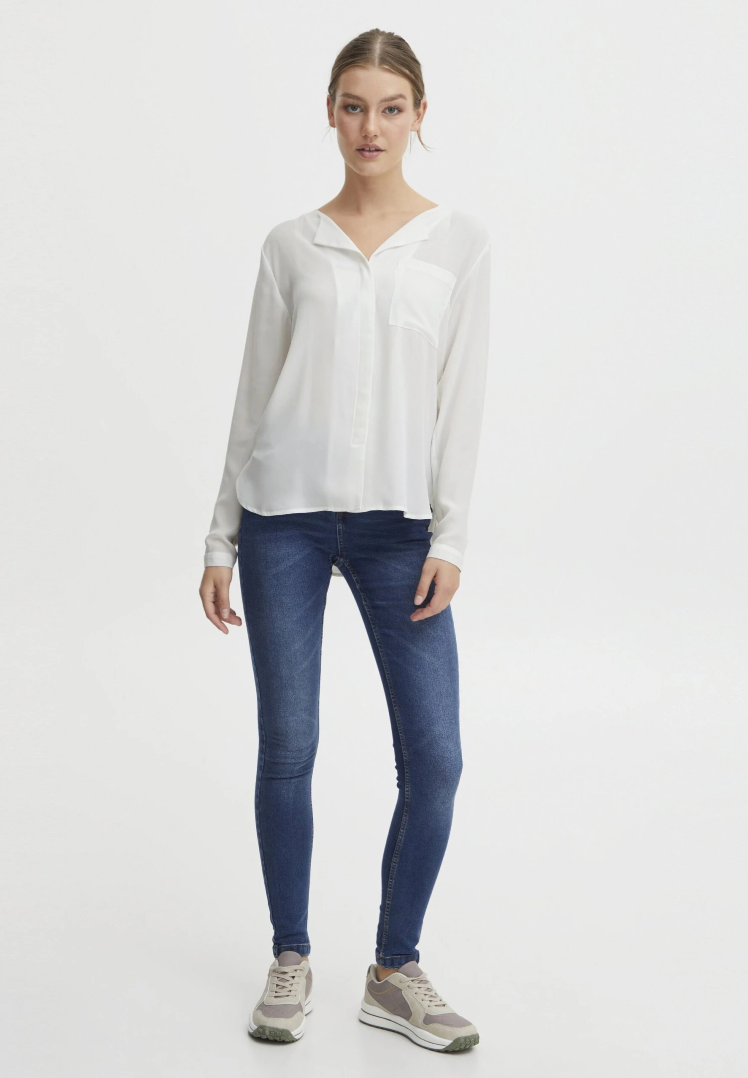 OXMO Oxhally - Blusa - Off White 4 OXMO Oxhally - Blusa - Off White - Imagen 2