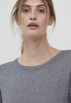 OXMO Oxedda - Jersey De Punto - Grey Mel -OXMO 5aab243eb8124f9cbe91dead6833a7f7