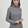 OXMO Oxnanna - Jersey De Punto - Medium Grey Melange