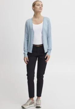 OXMO Oxhelene - Chaqueta De Punto - Blue Bell Melange -OXMO 5e821315f4d54cd78e4ca453b6557aec