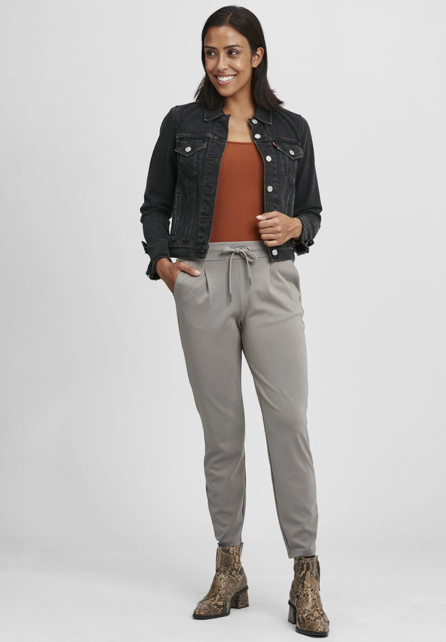 OXMO Oxanita - Pantalones Deportivos - Steel Gray 4 OXMO Oxanita - Pantalones Deportivos - Steel Gray - Imagen 2