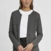 OXMO Oxhilda - Chaqueta De Punto - Pewter -OXMO 63404b36049e48968643b4149cc5ae31