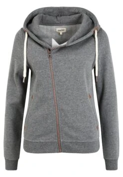 OXMO Oxvicky - Sudadera Con Cremallera - Grey Mel -OXMO 64cadf25f37c46c0be6d76c351b7574b