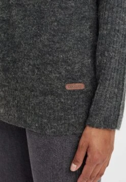 OXMO Oxgianna - Jersey De Punto - Dark Grey Melange -OXMO 67155428026f44359e4c36f9269cf3bd