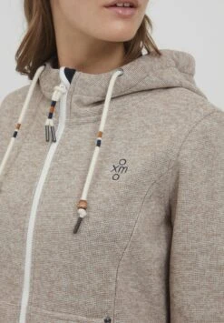 OXMO Oxfia - Sudadera Con Cremallera - Cloud Dancer -OXMO 706d8f123b18411cbc7aaae26d23fc0f