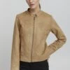 OXMO Peggy - Chaqueta De Cuero Sintético - Tannin -OXMO 73366d393aa44578a7214a8534906db7
