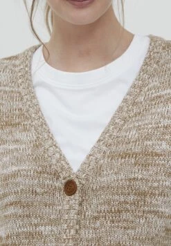 OXMO Oxphilemona - Chaqueta De Punto - Dune -OXMO 751caaef54274f148a1ac110c649380e