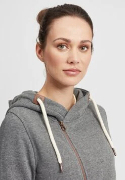 OXMO Oxvicky - Sudadera Con Cremallera - Grey Mel -OXMO 761ea25070364f2c8439f1189396a991