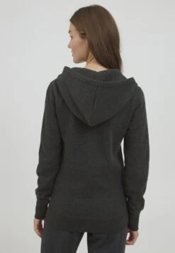 OXMO Oxolinda - Chaqueta De Punto - Dark Grey Melange -OXMO 775095ef818a4af49b2be5ef431e7bd4