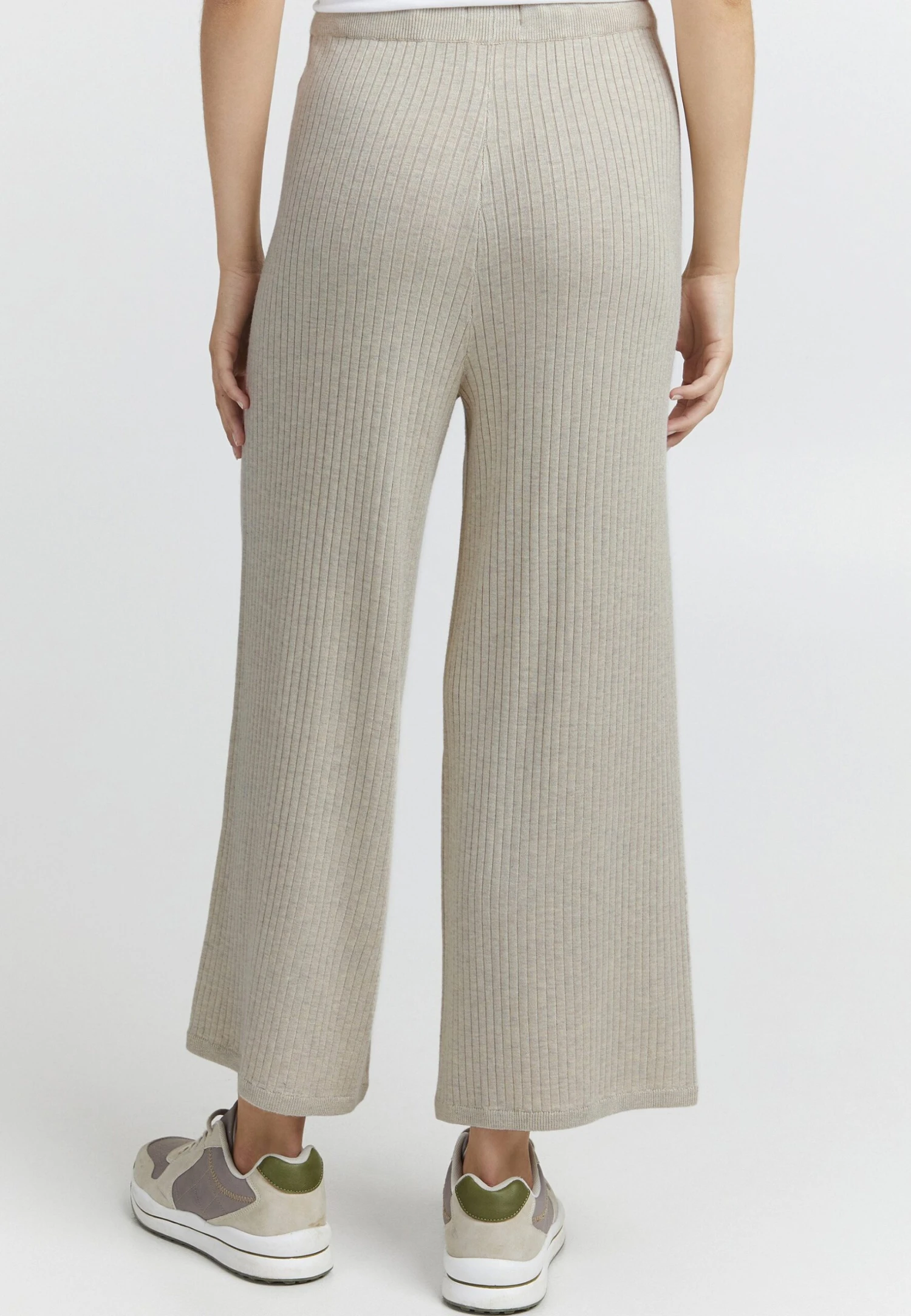 OXMO Oxrie - Pantalones - Oyster Grey Melange 4 OXMO Oxrie - Pantalones - Oyster Grey Melange - Imagen 2