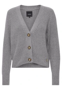 OXMO Oxnorene - Chaqueta De Punto - Mid Grey Melange -OXMO 7cf07ffffcd34aecbf6cf37b680eccc3
