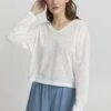OXMO Katla - Jersey De Punto - Off White -OXMO 854b9e99c26045ea8fa888dc41a24eee
