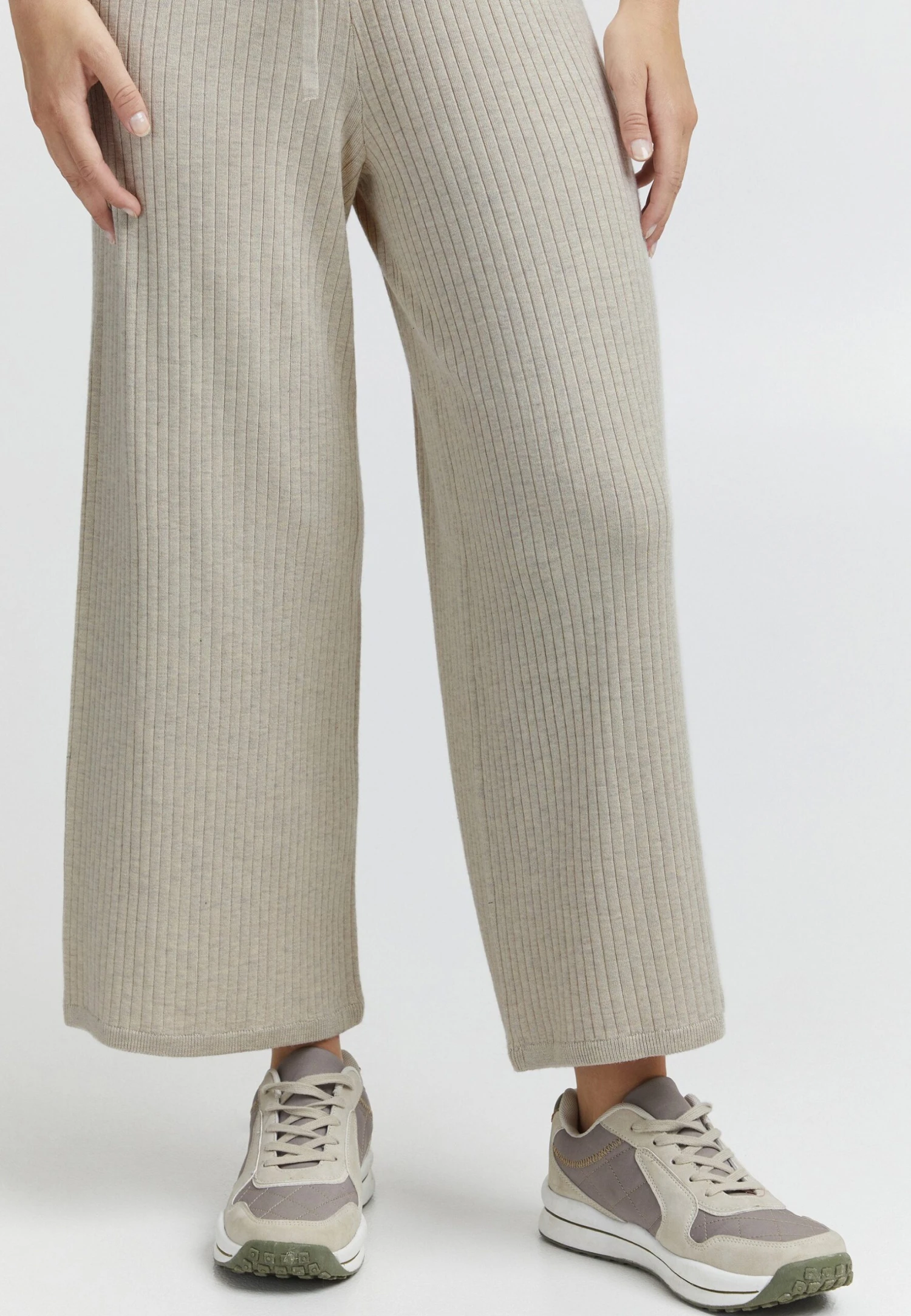 OXMO Oxrie - Pantalones - Oyster Grey Melange 7 OXMO Oxrie - Pantalones - Oyster Grey Melange - Imagen 5