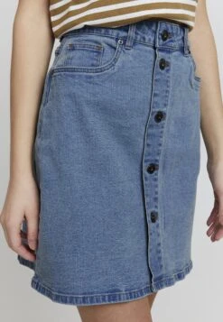 OXMO Frigga - Falda Acampanada - Light Blue Denim -OXMO 88cf8fe2e7af4b78a3e90f451f71f76b