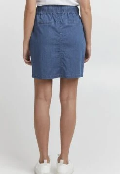 OXMO Oxlille - Falda Vaquera - Mid Blue Denim -OXMO 891d468231ba48c7bf33d2500502e4fc