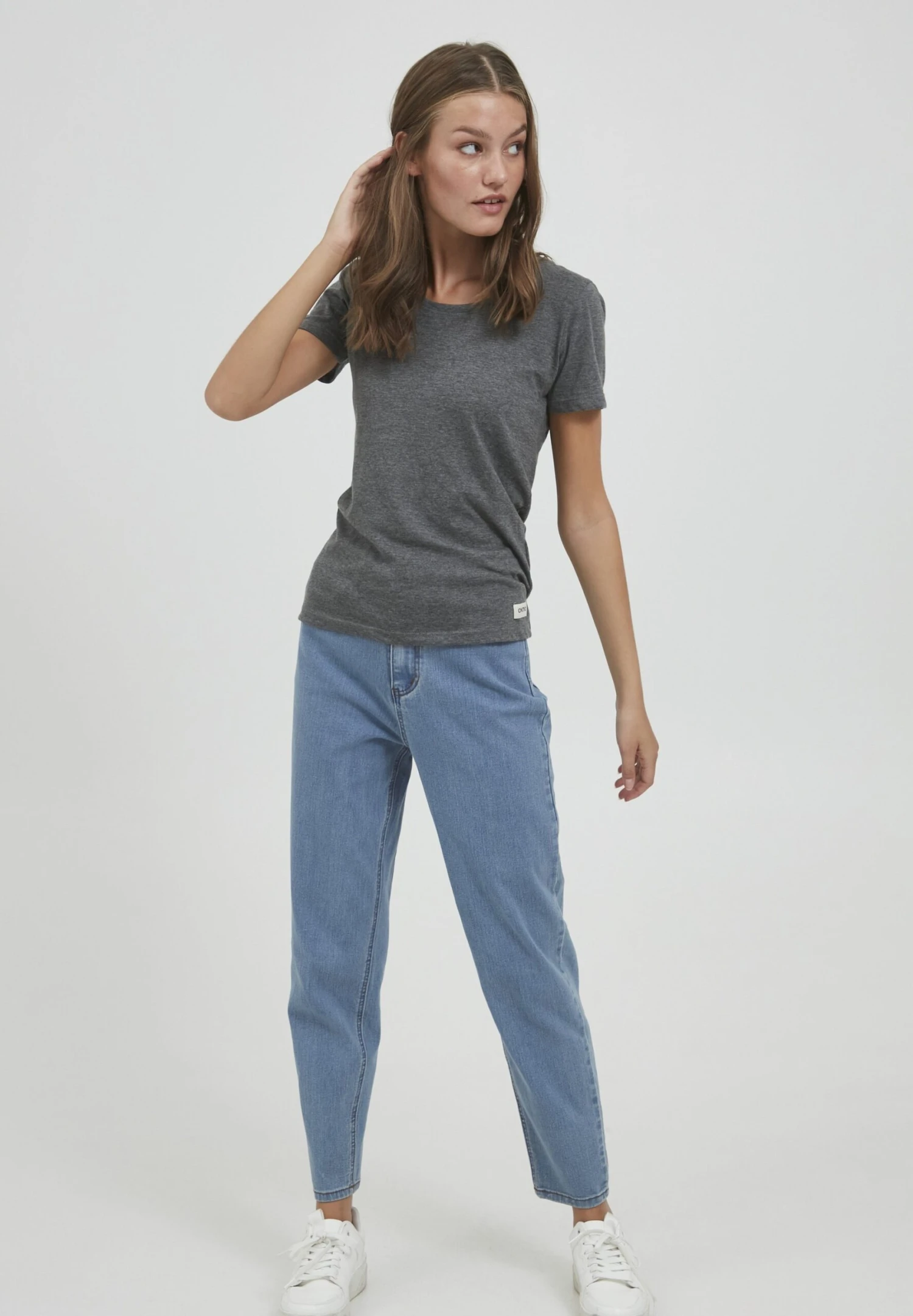 OXMO Oxanne - Vaqueros Rectos - Ligth Blue Denim 4 OXMO Oxanne - Vaqueros Rectos - Ligth Blue Denim - Imagen 2