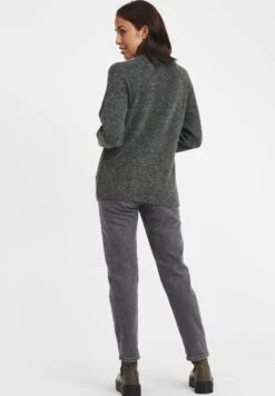 OXMO Oxgianna - Jersey De Punto - Dark Grey Melange -OXMO 8cd9f65de68e4521882befe091d27e25