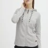 OXMO Oxwanda - Sudadera Con Cremallera - Oyster Grey Melange -OXMO 92dcdc9bea064015a02462a45a3a0bcf