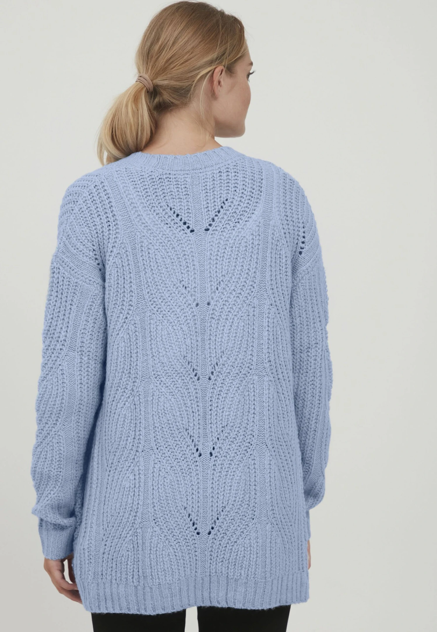 OXMO Oxclea - Chaqueta De Punto - Sky Blue 5 OXMO Oxclea - Chaqueta De Punto - Sky Blue - Imagen 3