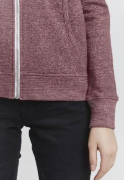 OXMO Celia - Sudadera Con Cremallera - Wine Red Melange -OXMO 96681b44552b4831b2f272d8c24cda52