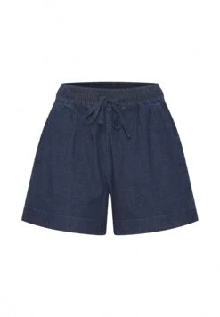 OXMO Oxlillith - Shorts Vaqueros - Dark Blue Denim -OXMO 97681ae9f3674ad8af3bedd59af4195c