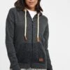 OXMO Oxmatilda - Sudadera Con Cremallera - Dar Grey M