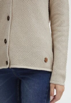 OXMO Oxhelga - Chaqueta De Punto - Oatmeal -OXMO 981ab946957f4767ba8d0e418d98c990