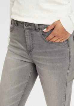 OXMO Oxlenna - Vaqueros Boyfriend - Grey Denim -OXMO 9893cde09dff460ead93859406667858